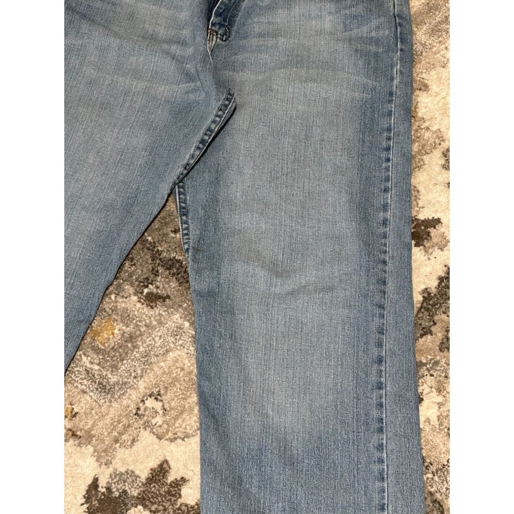 Wrangler Jeans Premium Quality 34x30 Work Jeans Relaxed Straight Fit Barn Wear - Picture 6 of 8